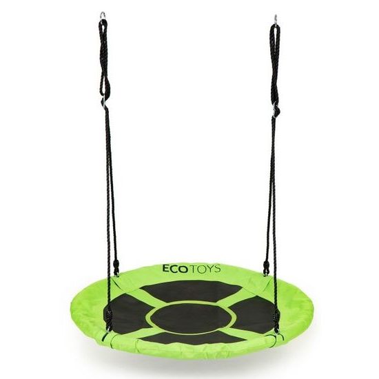 Ecotoys dětská houpačka Čapí hnízdo zelená