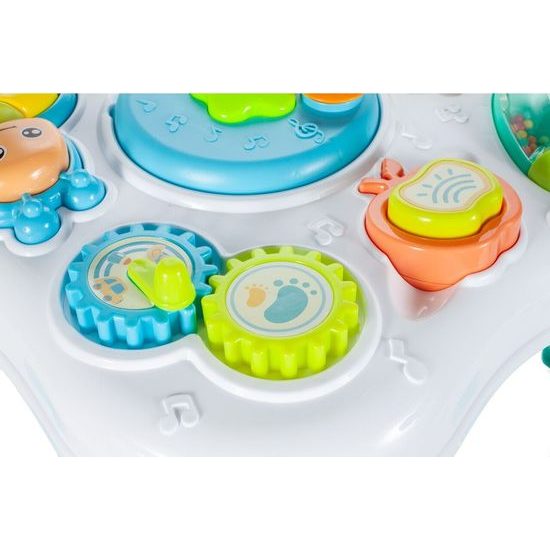 Edukační stoleček se světly a zvuky Baby Table 2v1 modrý