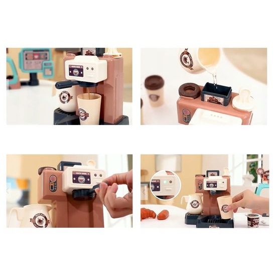 Dětská kavárna na baterie Coffee Shop s příslušenstvím