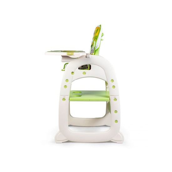 Ecotoys jídelní židlička 2v1 Jungle zelená