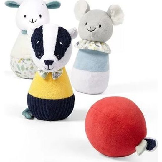 Edukační plyšové kuželky Badger Edmund Friend