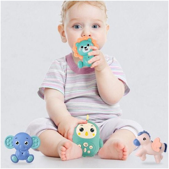 Kolotoč nad postýlku s melodiemi a dálkovým ovládáním Tučnáček