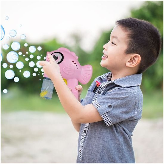 Dětský bublifuk Bubble Fish růžový
