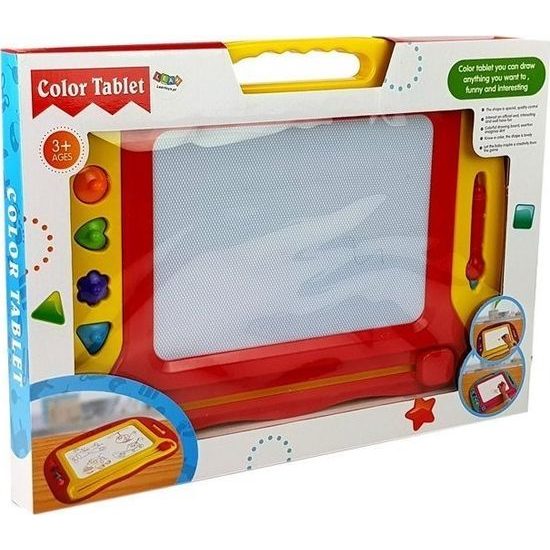 Magnetická kreslící tabule s doplňky červená