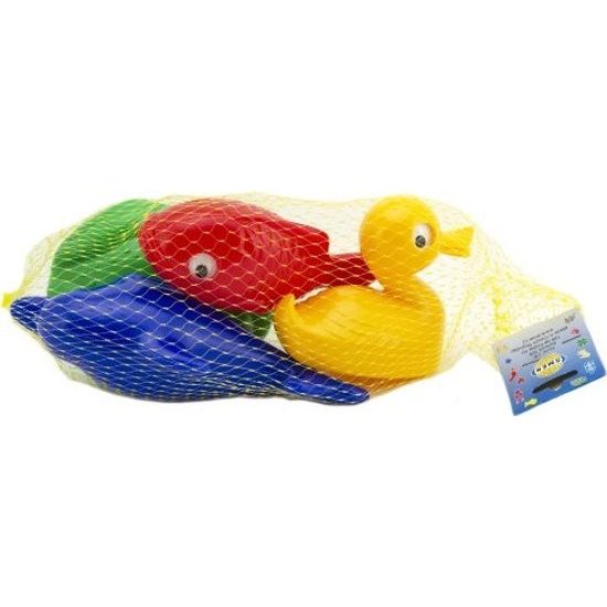 Plavací sada zvířátka do vany 4ks