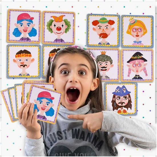 Magnetická ukládačka měnící se tváře Make Faces
