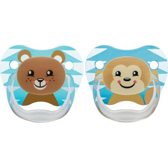 Dr Brown's Ortodontický dudlík Prevent zvířátka, 2ks, 6-12m