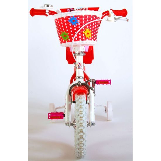 Dětské kolo Volare Lovely 12" červeno-bílé