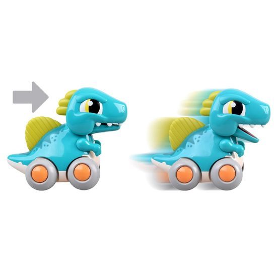 Huile Toys dinosaurus pro nejmenší na setrvačník - modrý