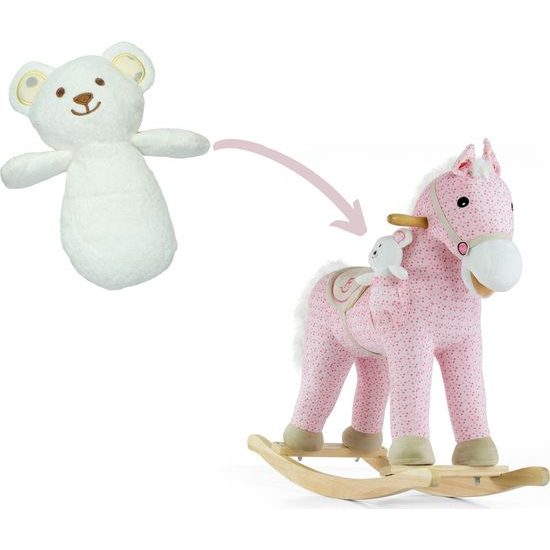 Houpací koník s melodií Milly Mally Pony růžový