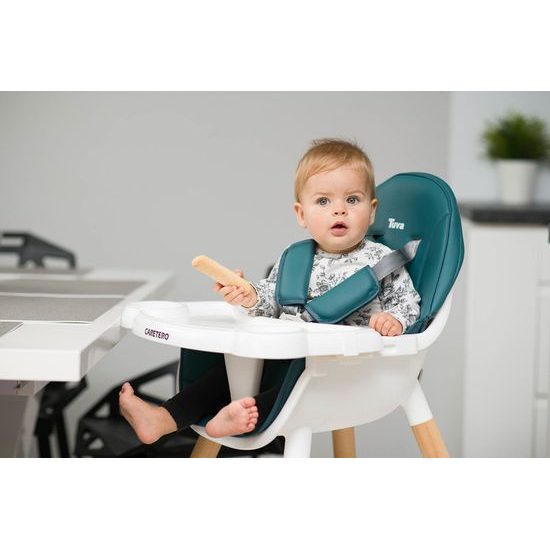 Jídelní židlička TUVA DARK GREEN