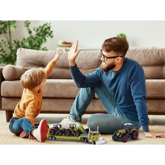 Souprava zemědělských strojů a zvířátek Farmer Set