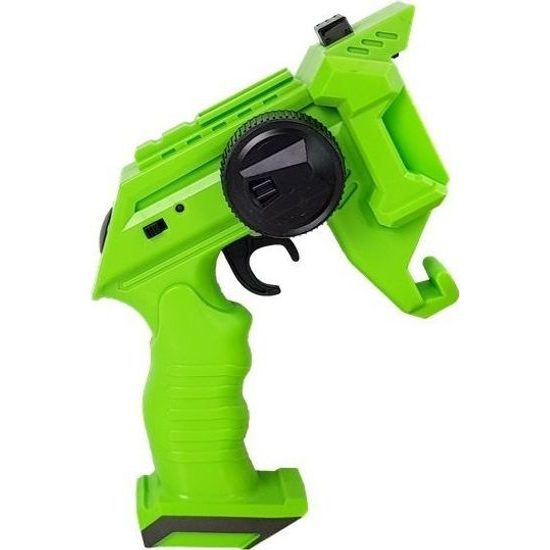 Auto na dálkové ovládání a pistole 2v1 zelené