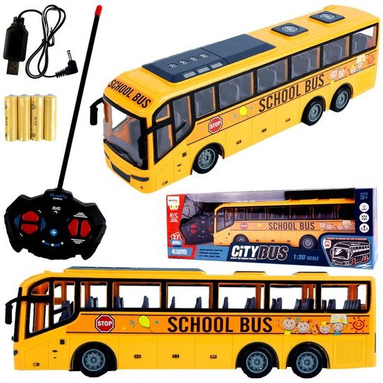 Autobus na dálkové ovládání School Bus 1:30
