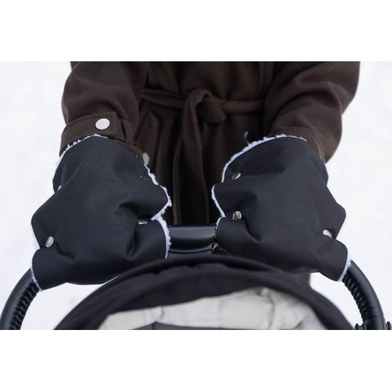 Sensillo Rukávník na kočárek černý