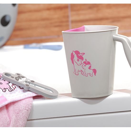 Baby Ono dětský teploměr koupelový Mýval šedý