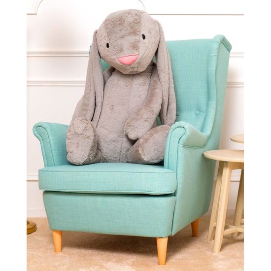 Plyšový králík Figo 120 cm šedý