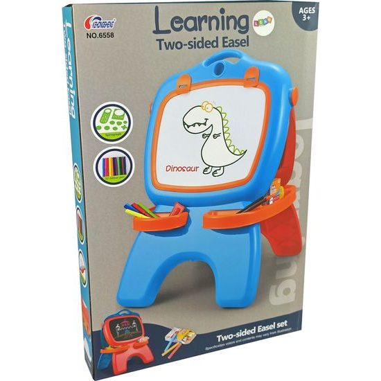 Oboustranná tabule na kreslení modro-červená