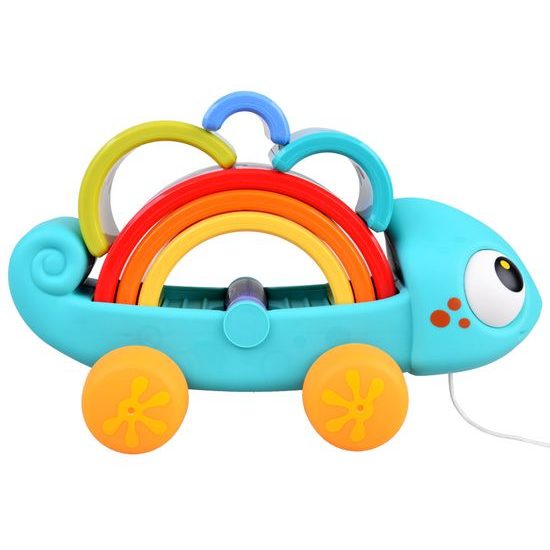 Huile Toys edukační hračka pro nejmenší Rainbow Chameleon