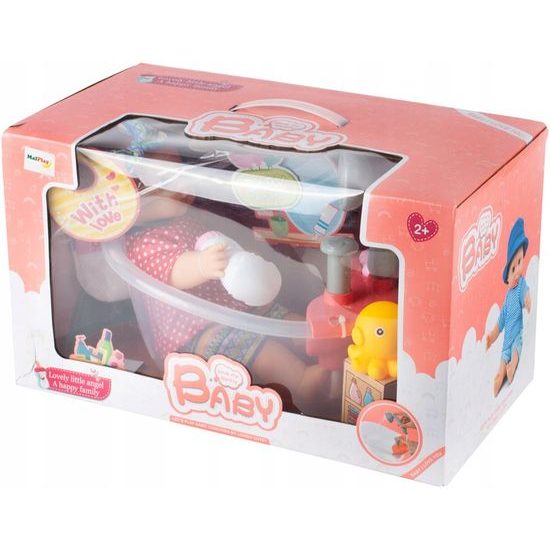 Panenka ve vaničce Baby Shower 29 cm s příslušenstvím