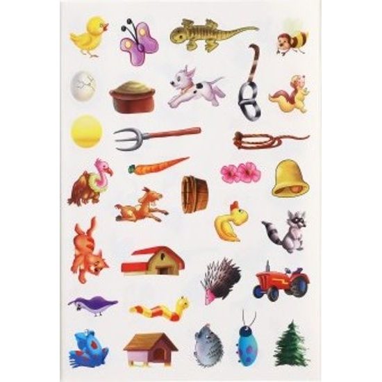 Knížka - Barevný Svět zvířátek se samolepkami 120ks