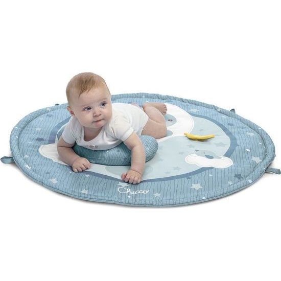 ROZBALENO Chicco hrací deka s projekcí a melodiemi modrá