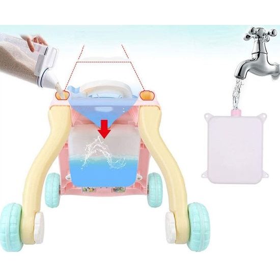 ROZBALENO Interaktivní chodítko s hracím panelem 2v1 Bunny Stroller