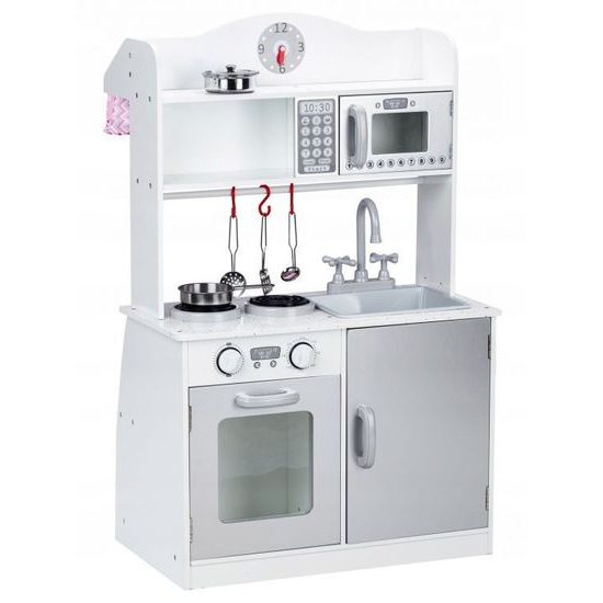Ecotoys dětská dřevěná kuchyňka 2v1