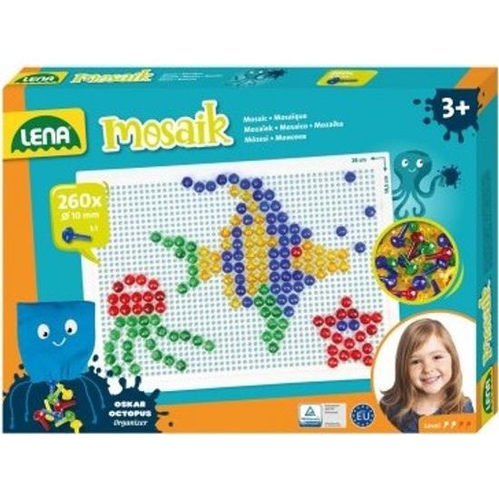 Mozaika klobouček - krystal 260ks