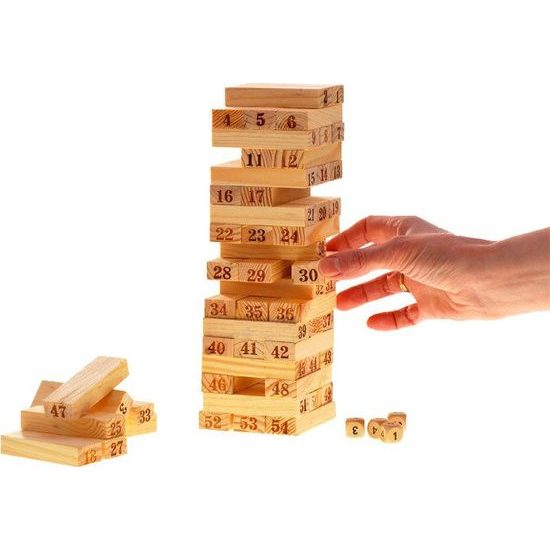 Dřevěné kostky JENGA věžová hra