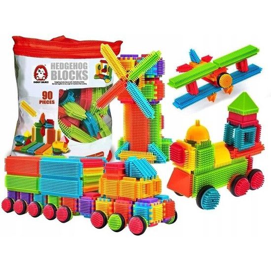 Doris barevná konstrukční stavebnice Hedgehog Blocks 90 ks