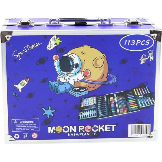 Umělecká sada v rozkládacím kufru Kosmos 133 kusů