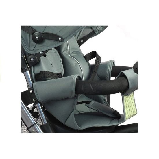 Majlo Toys oboustranná tříkolka s nafukovacími koly PRO700 stříbrná