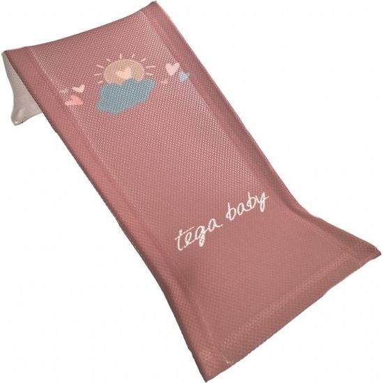 TEGA BABY Látkové lehátko do vaničky - pudrové