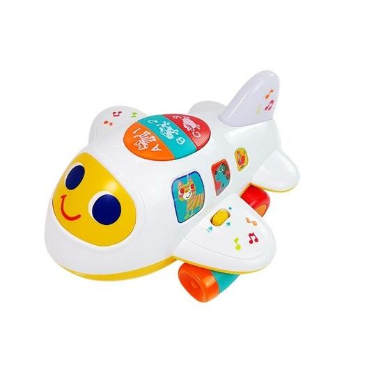 Huile Toys interaktivní letadlo pro nejmenší se světlem a zvukem Aero