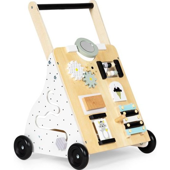 MALÁ VADA Ecotoys dřevěné edukační chodítko s cimbálkami