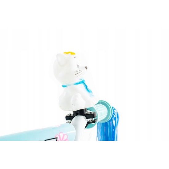 Dětské kolo Mexller Village s vodící tyčí blankytná 12"