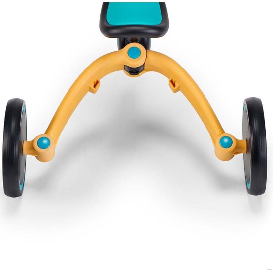KINDERKRAFT 4TRIKE dětská skládací tříkolka 2v1 Sunflower Blue