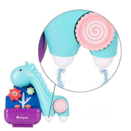 Fontánka do vany Žirafa modrá