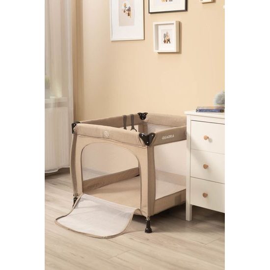 Dětská skládací ohrádka CARETERO Quadra brown