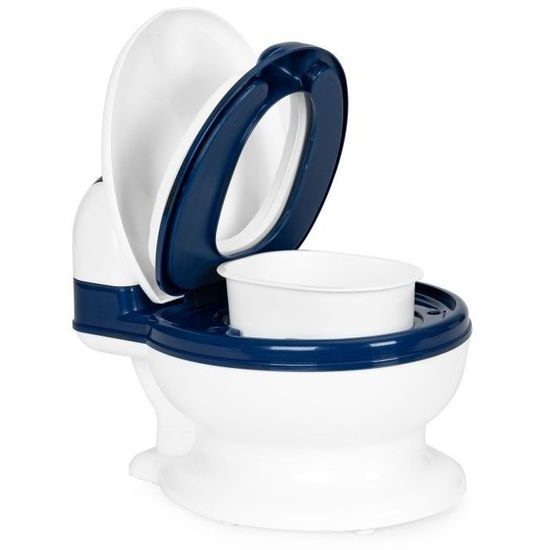 Ecotoys dětský nočník modro-bílý