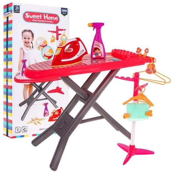 Majlo Toys dětské žehlící prkno s žehličkou Sweet Home