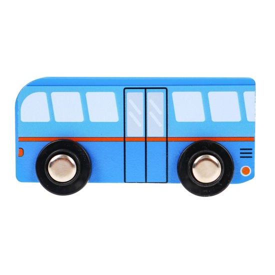 Majlo Toys sestava dřevěných autíček a dopravních značek 12 kusů