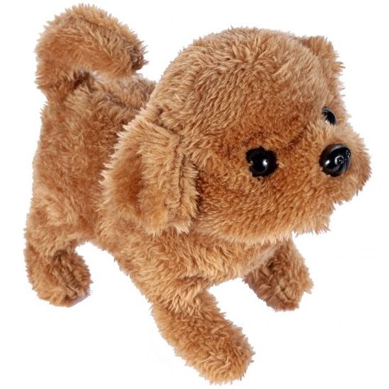 Plyšový pejsek na baterie Pudl