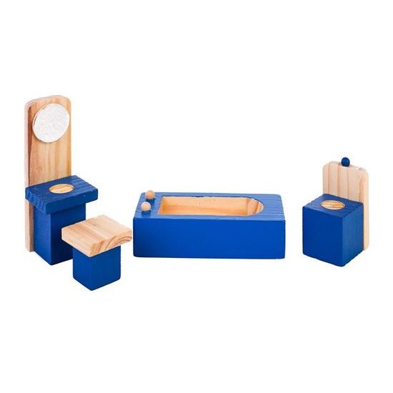 Doris dřevěný domeček pro panenky s nábytkem