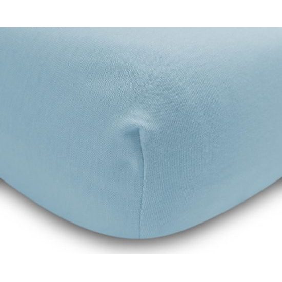 Prostěradlo Jersey Deluxe 120x60 cm modrá