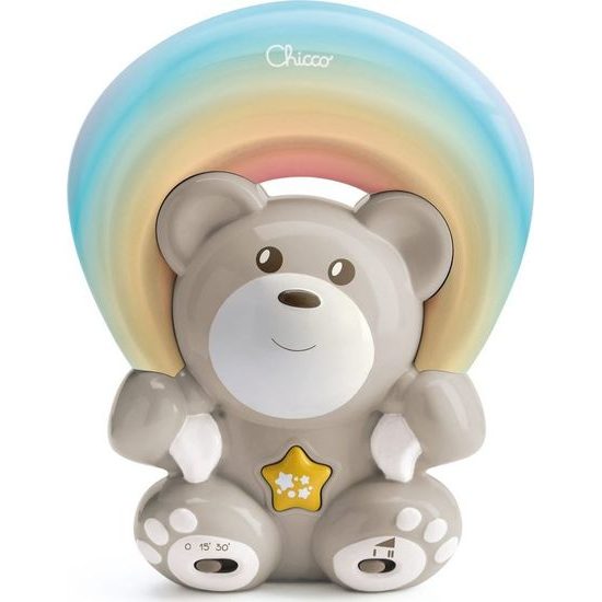 Chicco Medvídek s projektorem duhy a melodií - béžový