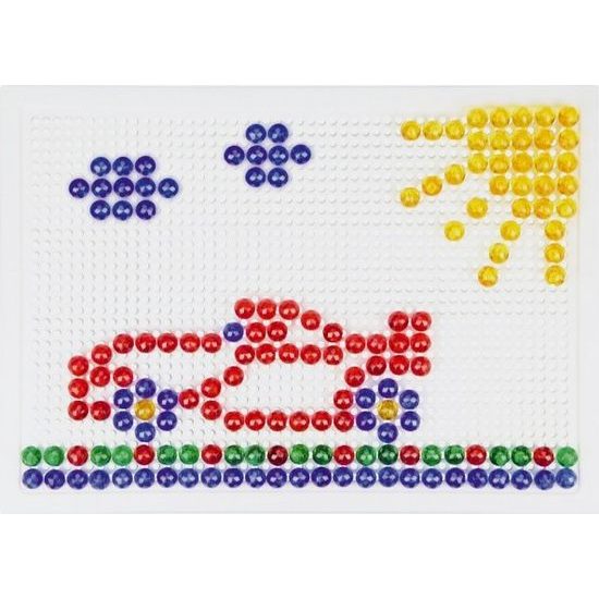 Mozaika klobouček - krystal 260ks