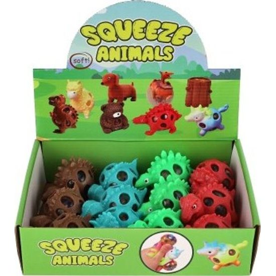 Dinosaurus antistresový mačkací - mix 4 barvy