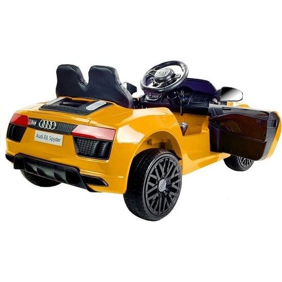 Dětské elekrické autíčko Audi R8 žluté